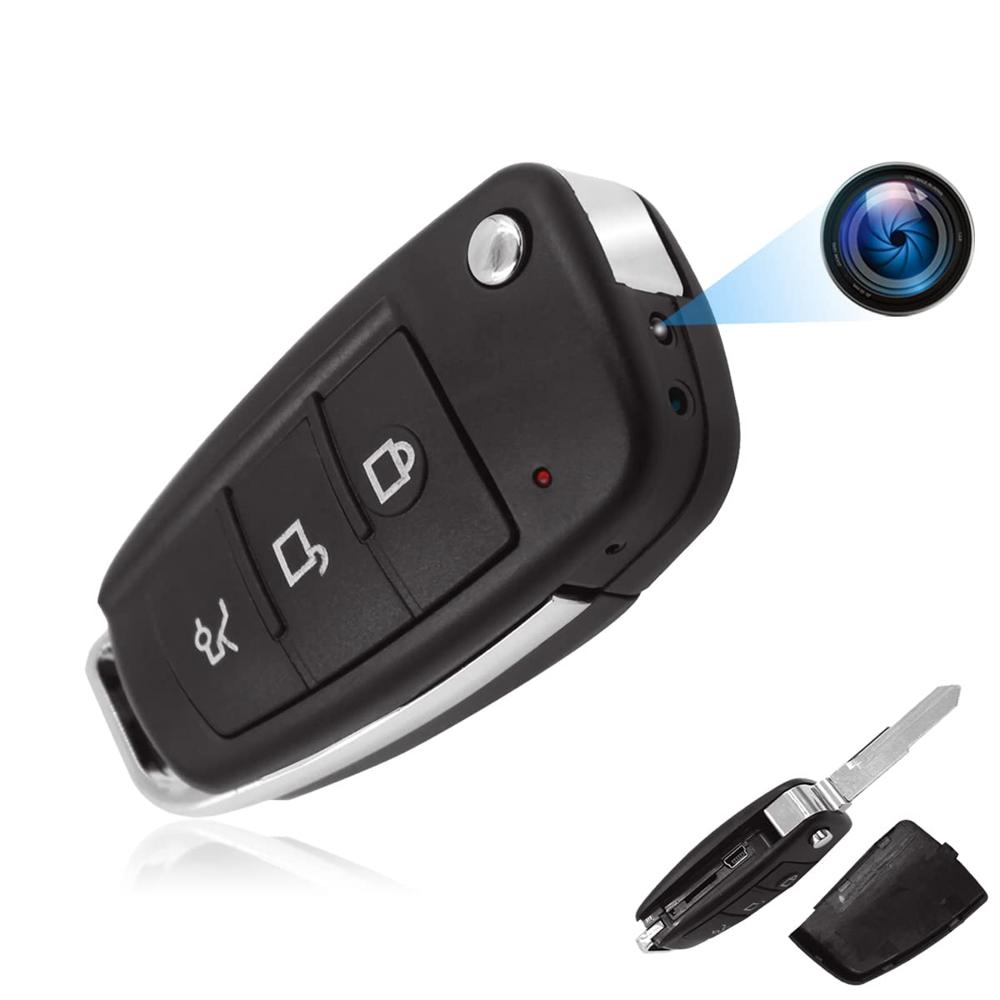 Hidden Camera Car Key,Spy Key Fob Camera, Full HD Portable Mini Cam ...