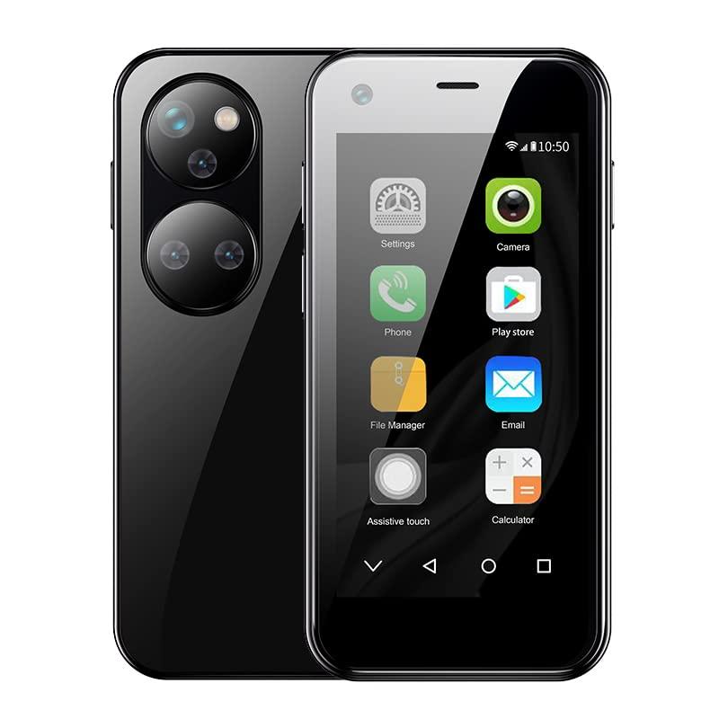  Etigood Mini Smartphone desbloqueado 1GB RAM 8GB ROM teléfonos  celulares pequeños, pantalla táctil de 2.5 pulgadas Quad Core Android Tiny  Phone/MTK6580/3G Dual SIM/HD Cámara/teléfono móvil delgado (negro) :  Celulares y Accesorios