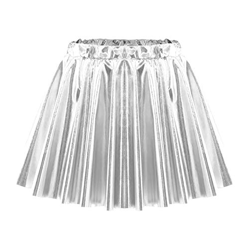 CORONA Mini Falda Mujer Volumen Poliéster Reciclado Plateado Corona