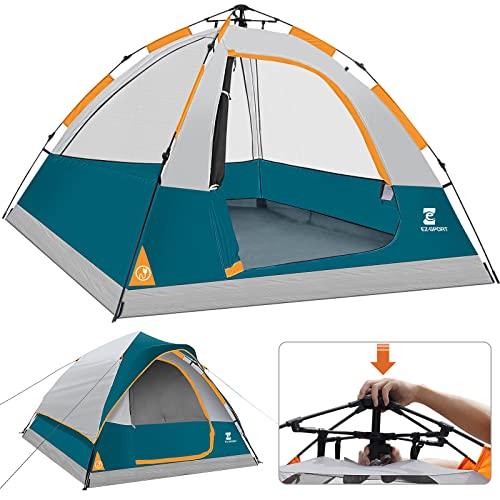 EZSport Pop Up Family Camping Tent 4 Person Instant Tent with