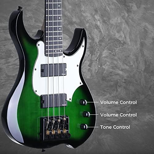  Asmuse Headless Electric Bass Guitar, Full Size