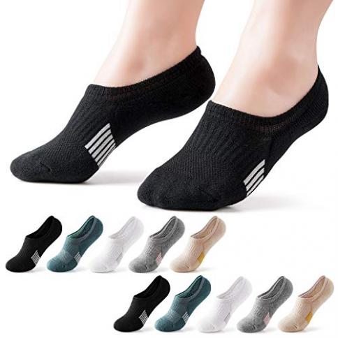 3 pares de calcetines tobilleros para mujer, corte bajo, talla 9-11,  deportivo, negro, blanco, gris, Varios colores
