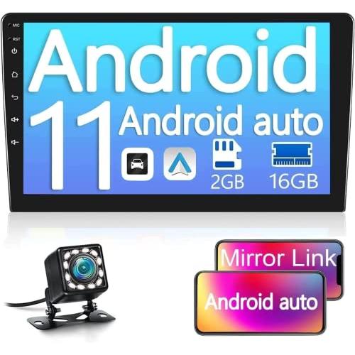 Android 13 Doble Din coche estéreo GPS Navi 10 pulgadas coche radio  pantalla táctil Android unidad principal soporte cámara de respaldo SWC  Bluetooth