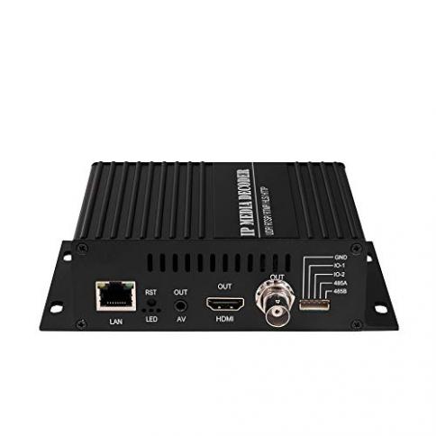 ISEEVY H.265 H.264 4K 1080P Decodificador de video IPTV Decodificador con  salida HDMI y CVBS para visualización de anuncios, decodificación de