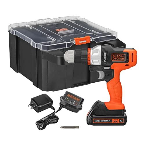 BLACK DECKER BLACK DECKER MATRIX 20V MAX Kit de taladro con