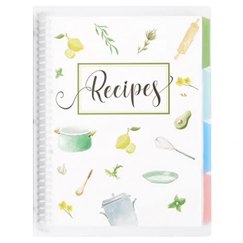 Diario de Recetas - Libro de Recetas en Blanco: Cuaderno Recetario con hoja  de Memorias para cada receta, 6in x 9 in (Spanish Edition)