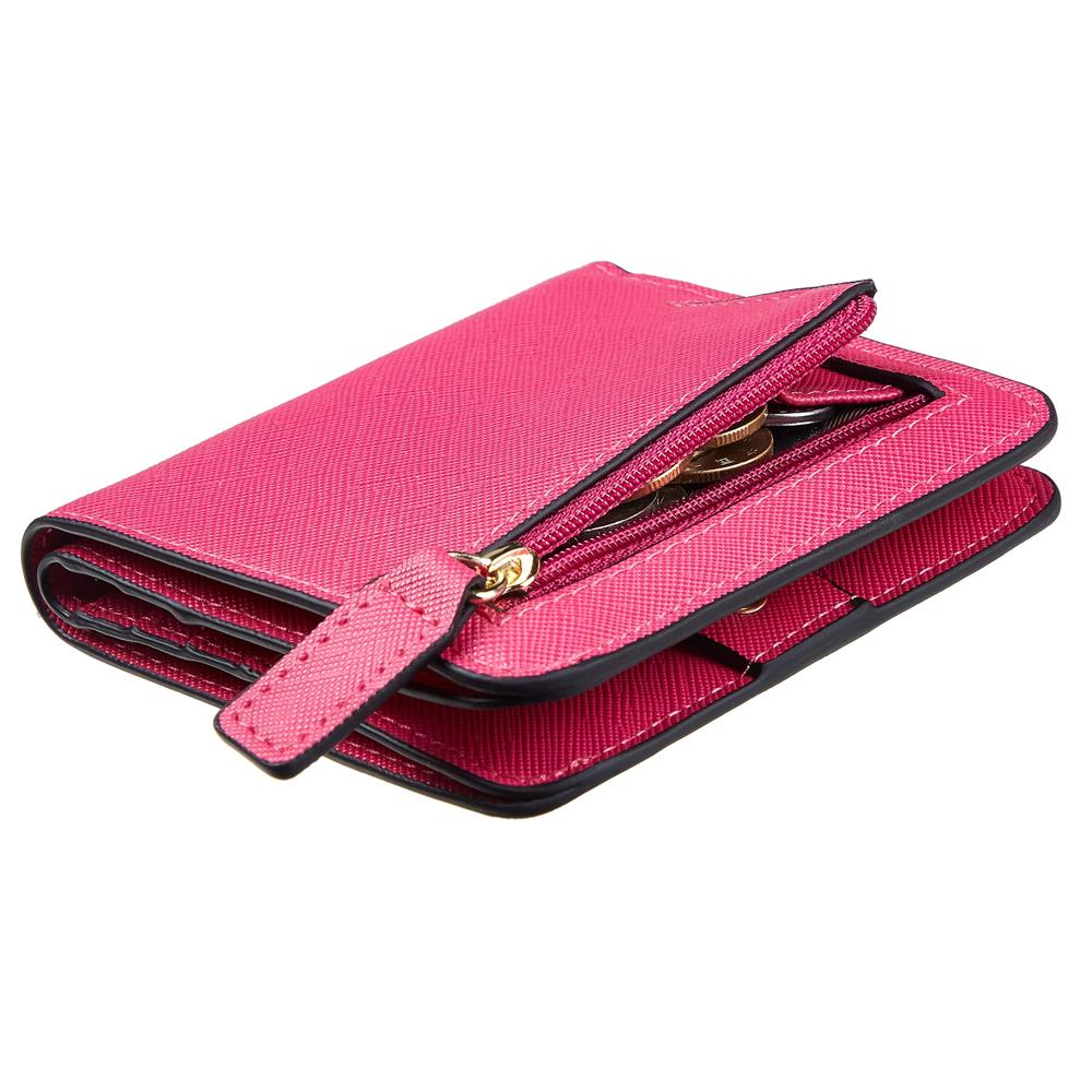 Toughergun Womens Rfid Blocking Small Compact Bifold Leather Pocket Wallet Ladies Mini Purse 6158