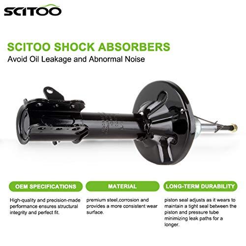 Shocks,SCITOO Rear Gas Struts Shock Absorbers Fit for 1999 2000 2001
