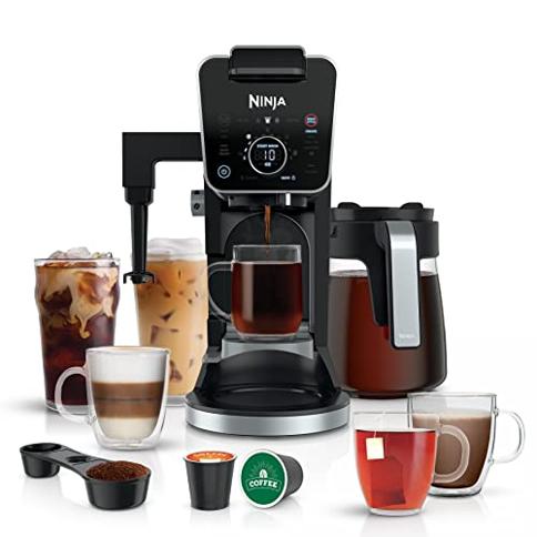 K cup machine with frother hot sale