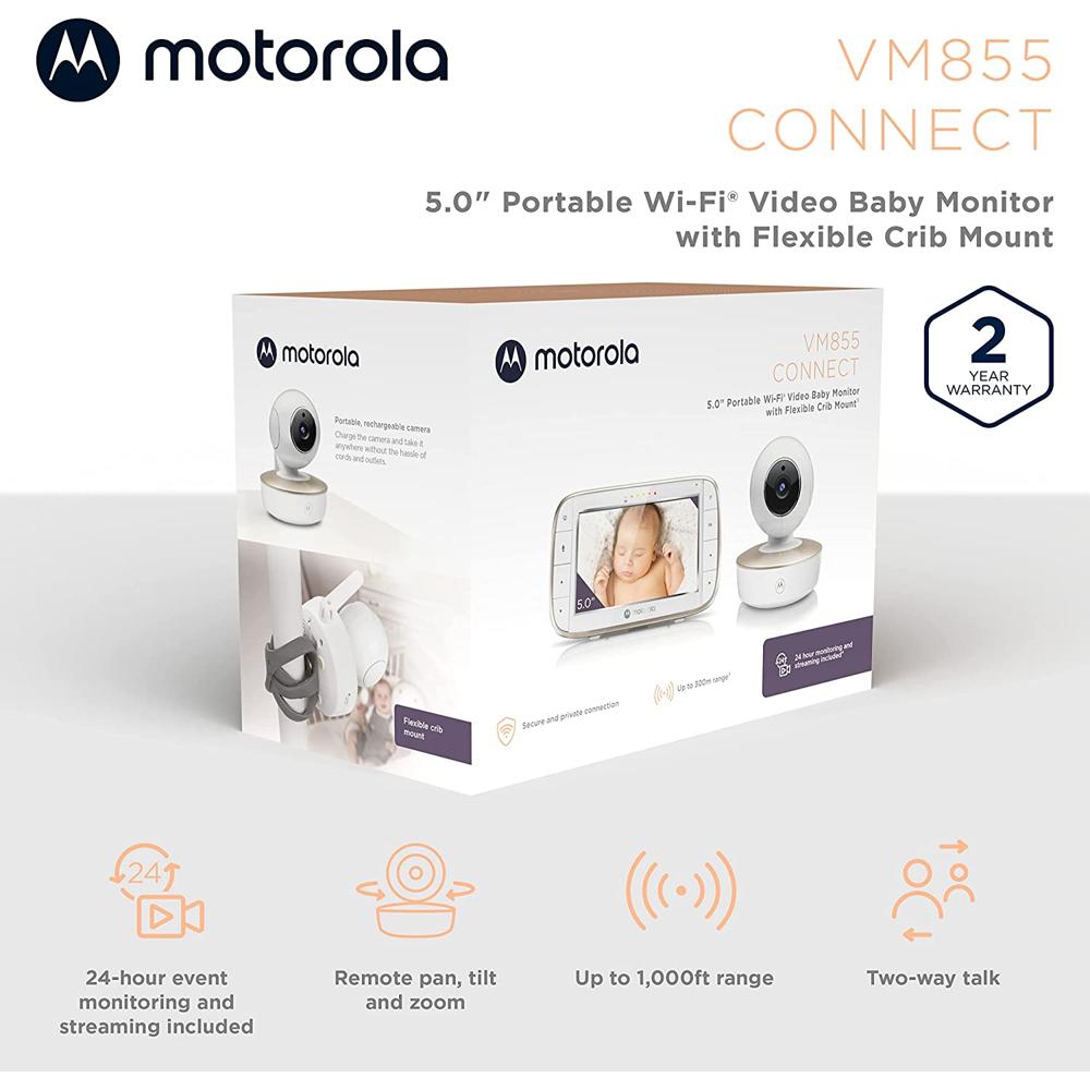 Manual del usuario de la cámara monitor para bebés con vídeo Wifi BOIFUN  Baby 5s