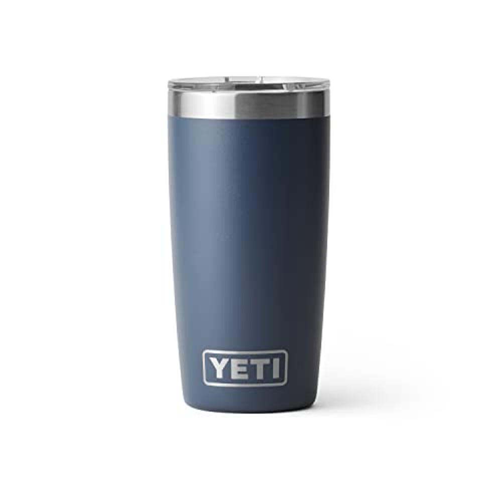  YETI Rambler vaso de 10 onzas de acero inoxidable, con  aislamiento al vacío, con tapa MagSlider, color acero inoxidable : Hogar y  Cocina