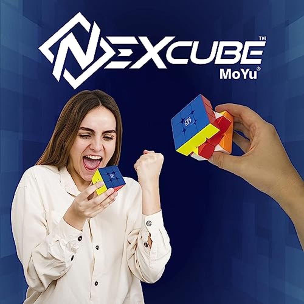Goliath NEXcube 3x3 Classic Puzzle Cube - Super Smooth Technology Unlocks  Super Speed For Ages 8 and Up 