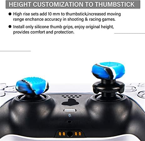 Playrealm FPS Thumbstick Extender & 3D textura goma silicona agarre