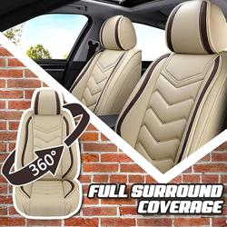 ADERN Car Seat Covers for Mazda Mazda3 2004-2026, Premium Nappa Leather Car Seat Cover, Stylish Sport Seat Covers， Automobile Seat Cover Sets.(Standard 5 Seats/Beige) - Color Beige - Tamaño Standard 5 Seats