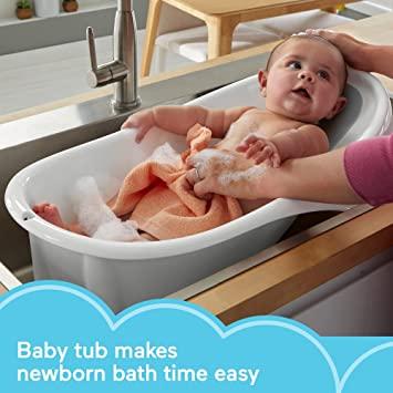 Esta tina para baño antiderrapante es ideal para bebés desde los 6 meses y  para niños de hasta 9 años. #SóloEnCostco