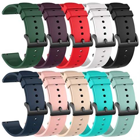 Correa de silicona para reloj inteligente, pulsera deportiva para Huami Amazfit  GTS 2/Mini, Xiaomi Amazfit