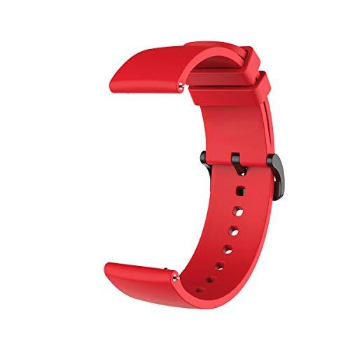  E ECSEM Correas de repuesto compatibles con Amazfit GTS 3/GTS 2/ GTS, correa de silicona colorida de liberación rápida, bandas de brazo para Amazfit  GTS 3 Smartwatch para mujeres y hombres 