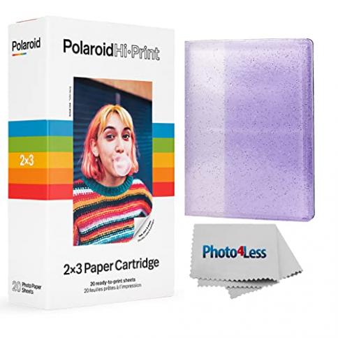  Polaroid Hi-Print - Cartuchos de papel de 2 x 3