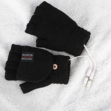 Los Mejores Guantes Calefactables Guantes Calefactables USB - Sin Dedos Para Hombres Y Mujeres Invierno Botas Calefactables