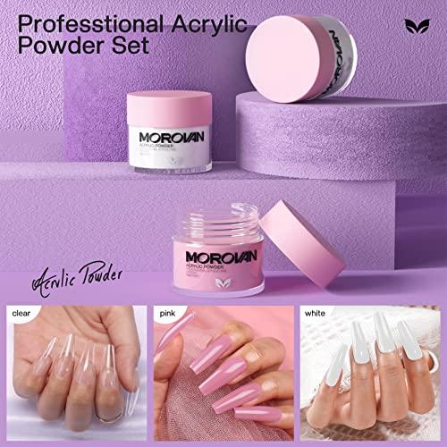 Morovan Acrylic Nail Kit With Drill - Professional Nail Kit Acrylic Set ...