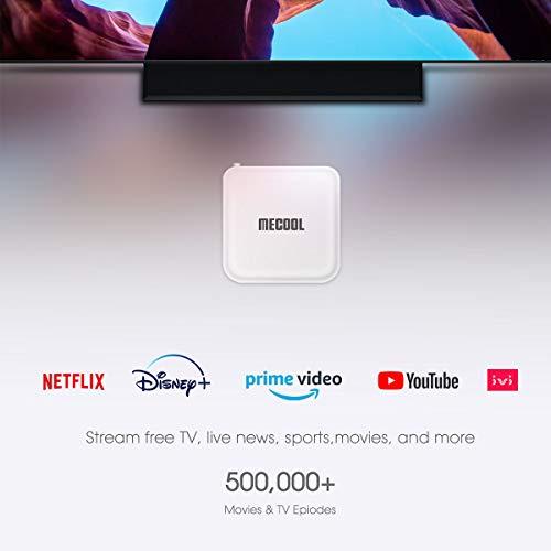 MECOOL KM2 Android TV Netflix 4K con Google Assistant Construido en 4K HDR  Streaming Media Player Google Certificado Cable HDMI gratis : Electrónica 