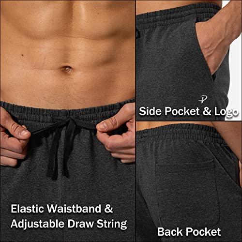 Pudolla - Pantalones deportivos de algodón para hombre, para yoga,  pantalones deportivos con parte inferior abierta, informal, pantalones de  jersey