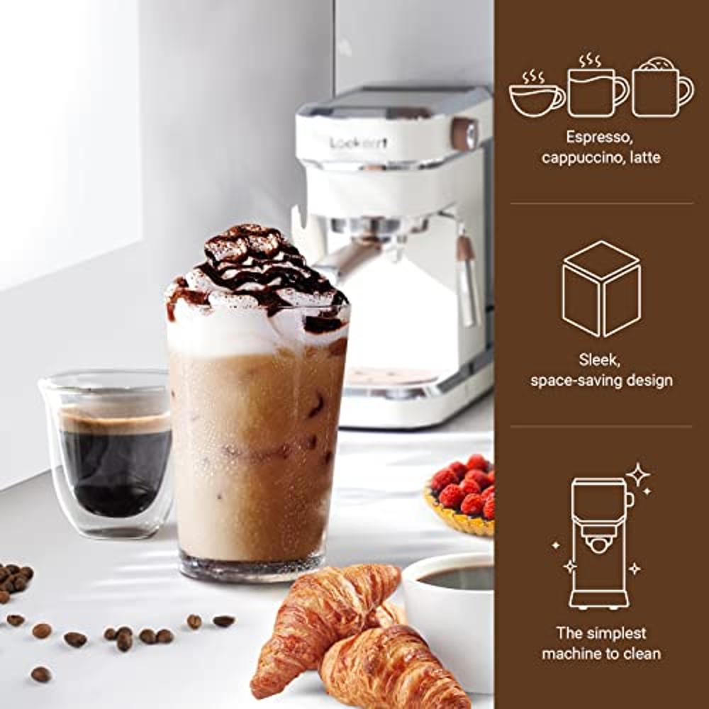 Laekerrt Máquina de café espresso, cafetera de 20 bares CMEP01 con