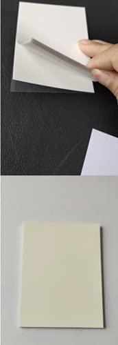 Clear Sticky Notes Pad With Pen, Waterproof SelfAdhesive Transparent