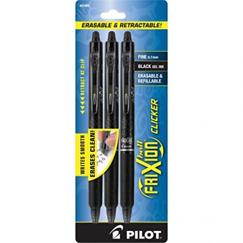  PILOT FriXion Clicker - Bolígrafos borrables