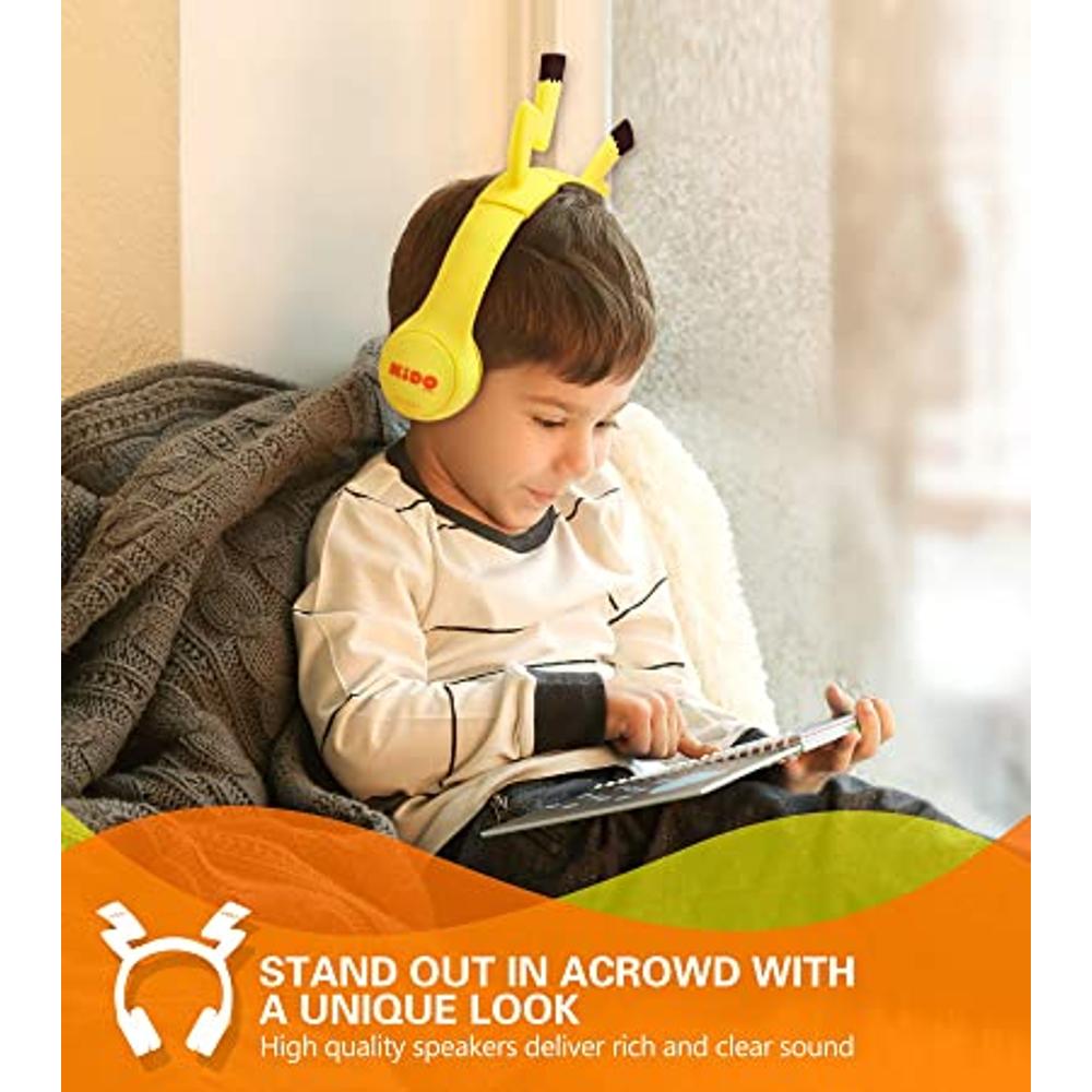 Coby Auriculares con cable para niños | Auriculares ligeros con micrófono |  limitación de volumen 85 dB | Auriculares para niños | Aislamiento 