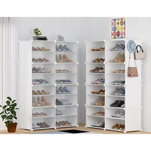 HOMIDEC Gabinete de almacenamiento de zapatos, 48 ​​pares de zapateros Organizador  de zapatos de