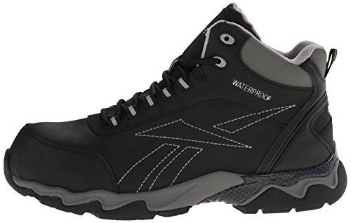 Reebok Mens Beamer Safety Toe Waterproof Athletic Work Boot Industrial Construction Shoe Black 6578