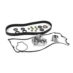 TBK184 Timing Belt Kit with Water Pump fits for 1997-2001 CR-V 2.0L, for 1996-2001 Integra 1.8L Replacement TKT-005, TKT-007, 16100-69398-83, TCKWP184, VS50362R, ES72132, ES72179, TS26184 - Color #for 1997-2001 CR-V 2.0L
