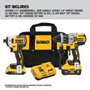 DEWALT 20V MAX XR Cordless Drill Combo Kit Hammer Drill Impact