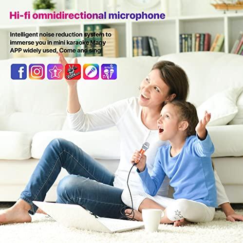 JeMii Mini micrófono, micrófono pequeño, micrófono de teléfono