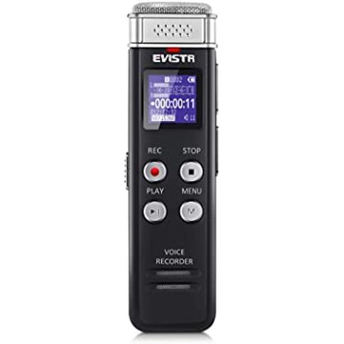 Grabadora de voz digital de 16 GB de EVISTR Grabadora de voz