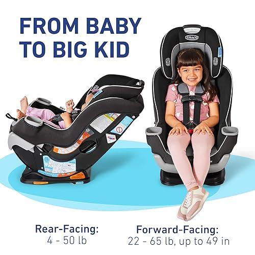 Graco Extend2Fit Convertible Baby Car Seat, Rear and Forward Facing