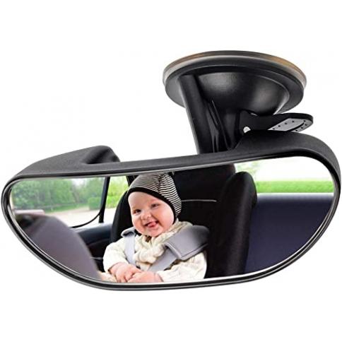 Comprar Espejo para bebé para automóvil, juguetes de espejo multifunción de  alto contraste en blanco y negro, espejo lindo fácil de instalar, juguete y  regalos para bebé, niño y niña, no tóxico