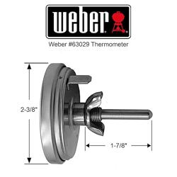 Weber 63029 Temperature Gauge for 22.5 Smokey Mountain Cooker
