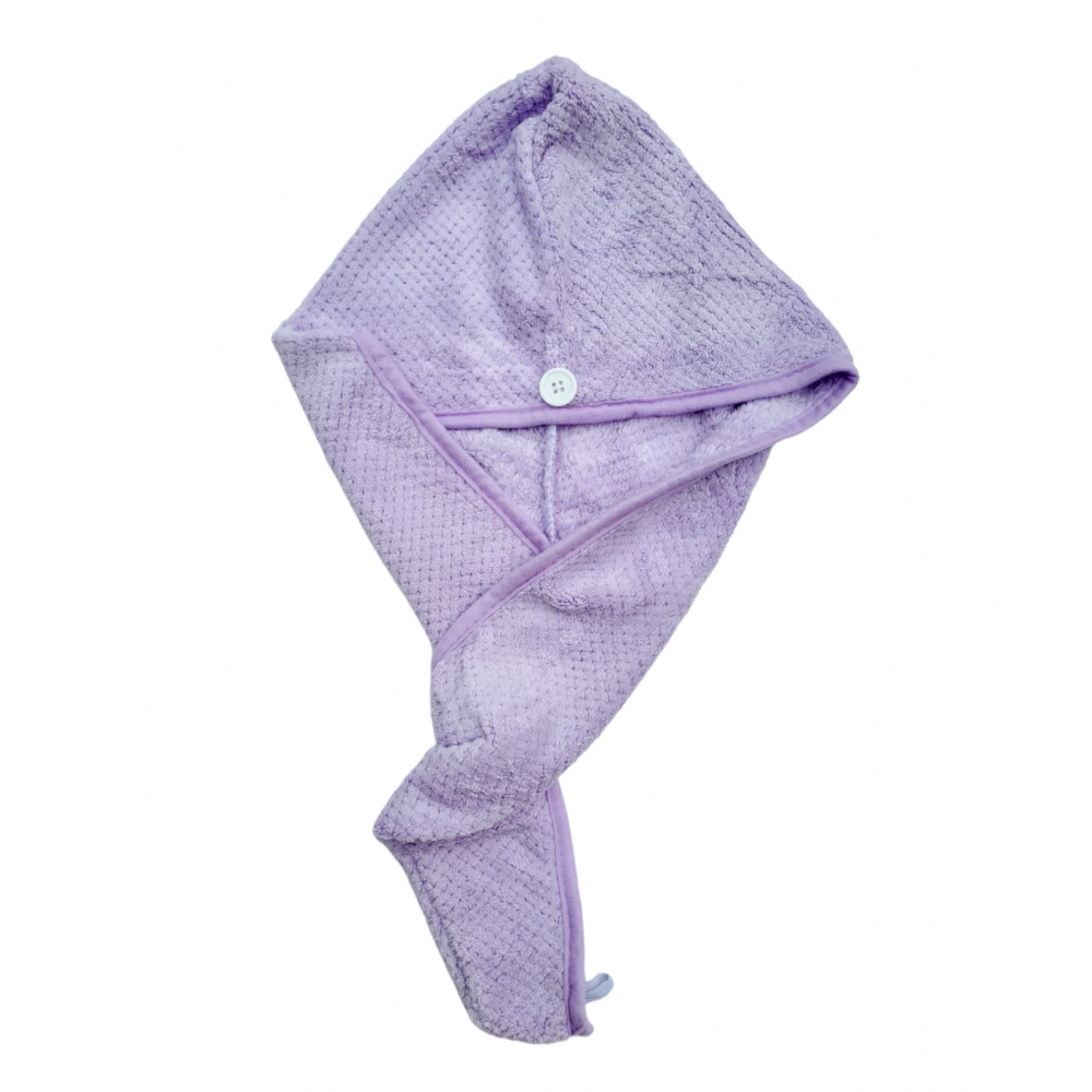  Toalla de peluquería salón de belleza toallas paquete  absorbente toalla de pelo toalla de fibra gruesa Medium Purple : Todo lo  demás