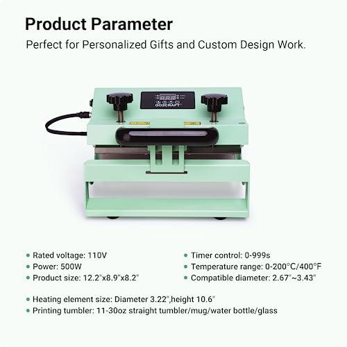 GO2CRAFT Ultimate Heat Press Accessories For Cricut Easy Press, Perfect Transfer Bundle With Vinyl Bundle, Double-Fabric Mat, Teflon Sheets, Tape, Positioning Tools, For DIY Crafts