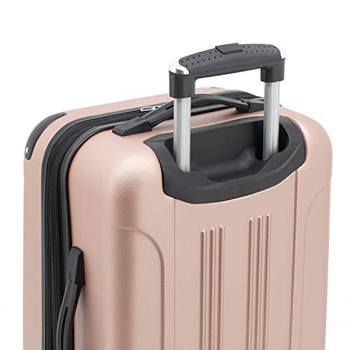 JUEGO DE 3 MALETAS 'CLOUD EXPANDIBLE' ROSE GOLD 25KG, 22KG Y 10KG