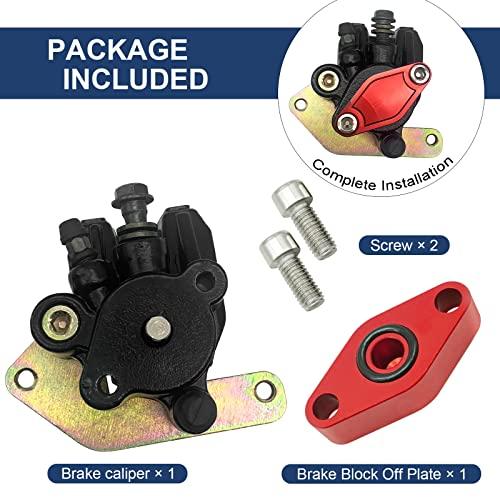 Rear Brake Caliper With Updated Parking Brake Off Block for Yamaha Banshee 350 YFZ350 Warrior