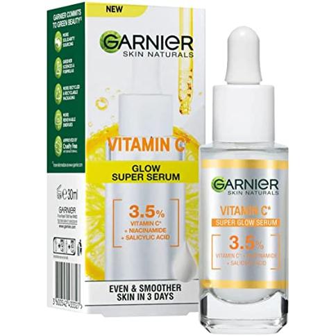 Garnier 3.5% Vitamin C, Niacinamide, Salicylic Acid, Brightening and Anti  Dark Spot Serum 30ml