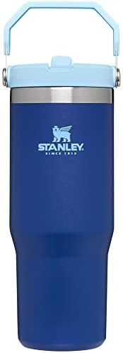 Stanley IceFlow - Botella de acero inoxidable con popote, botella de agua  aislada al vacío para el hogar, la oficina o el automóvil, reutilizable, a