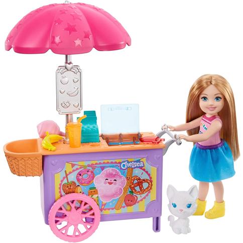 Muñeca Barbie Club Chelsea Con Accesorios, Mattel