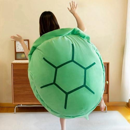 Srutirbo Wearable Turtle Shell Pillows, Turtle Shell Plush Toy Stuffed  Animal Costume Funny Dress Up, Creative Gift for Adults Kids (51x37)