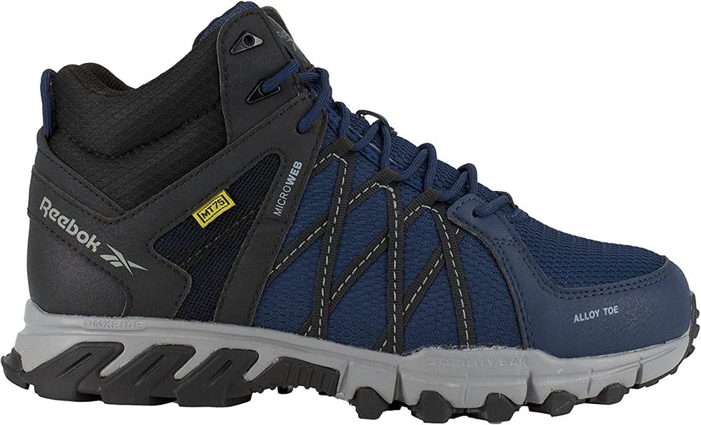 Reebok Men'S Trailgrip Safety Toe Athletic Work Hiker With Cushguard Internal Met Guard Precio