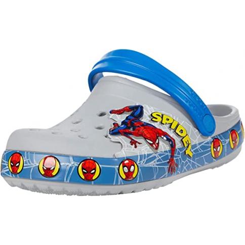 Crocs Zuecos De Superhéroe Para Niños | Zapatos Iluminados, Negro Diseño  Spiderman Gris : Precio Guatemala