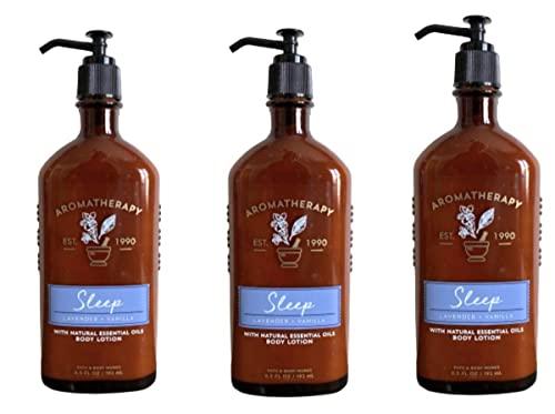 Lot of 3 Bath Body Works Aromatherapy Lavender Vanilla Body Lotion